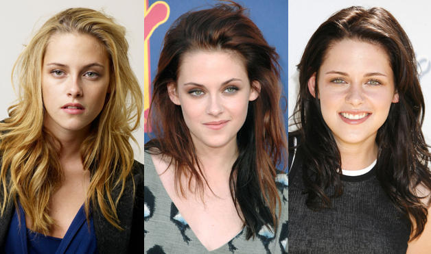 Diferentes colores de cabello para Kristen Stewart